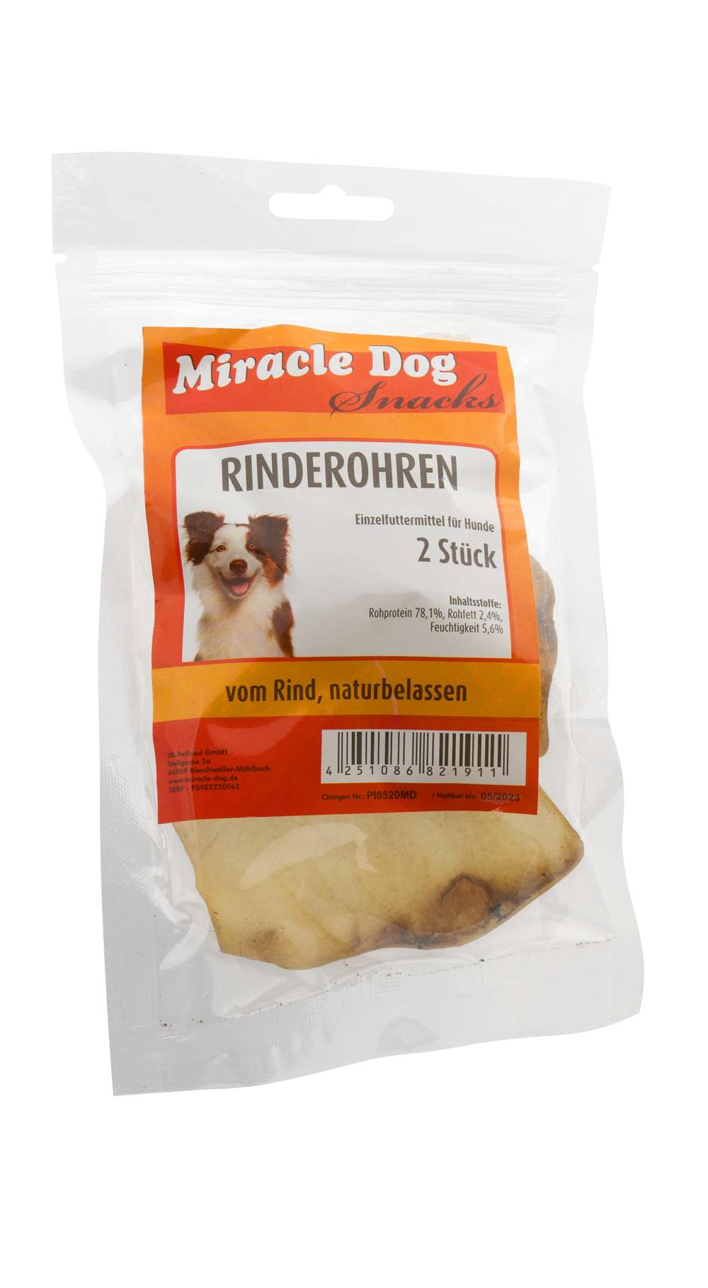 Miracle Dog Rinderohren