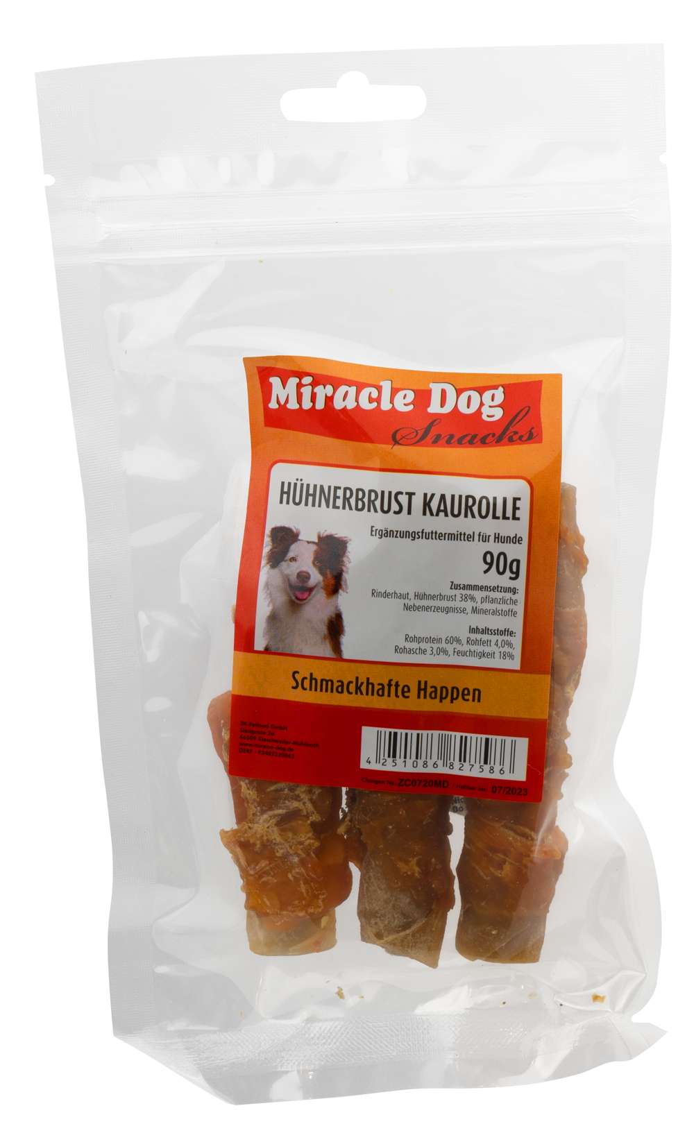 Miracle Dog Hühnerbrust Kaurolle